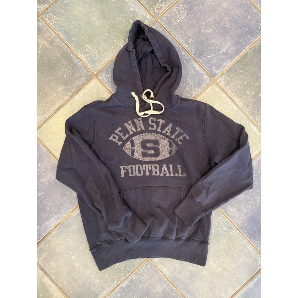 Tailgate Brand Penn State Football Navy Hoodie Sweatshirt Men's L